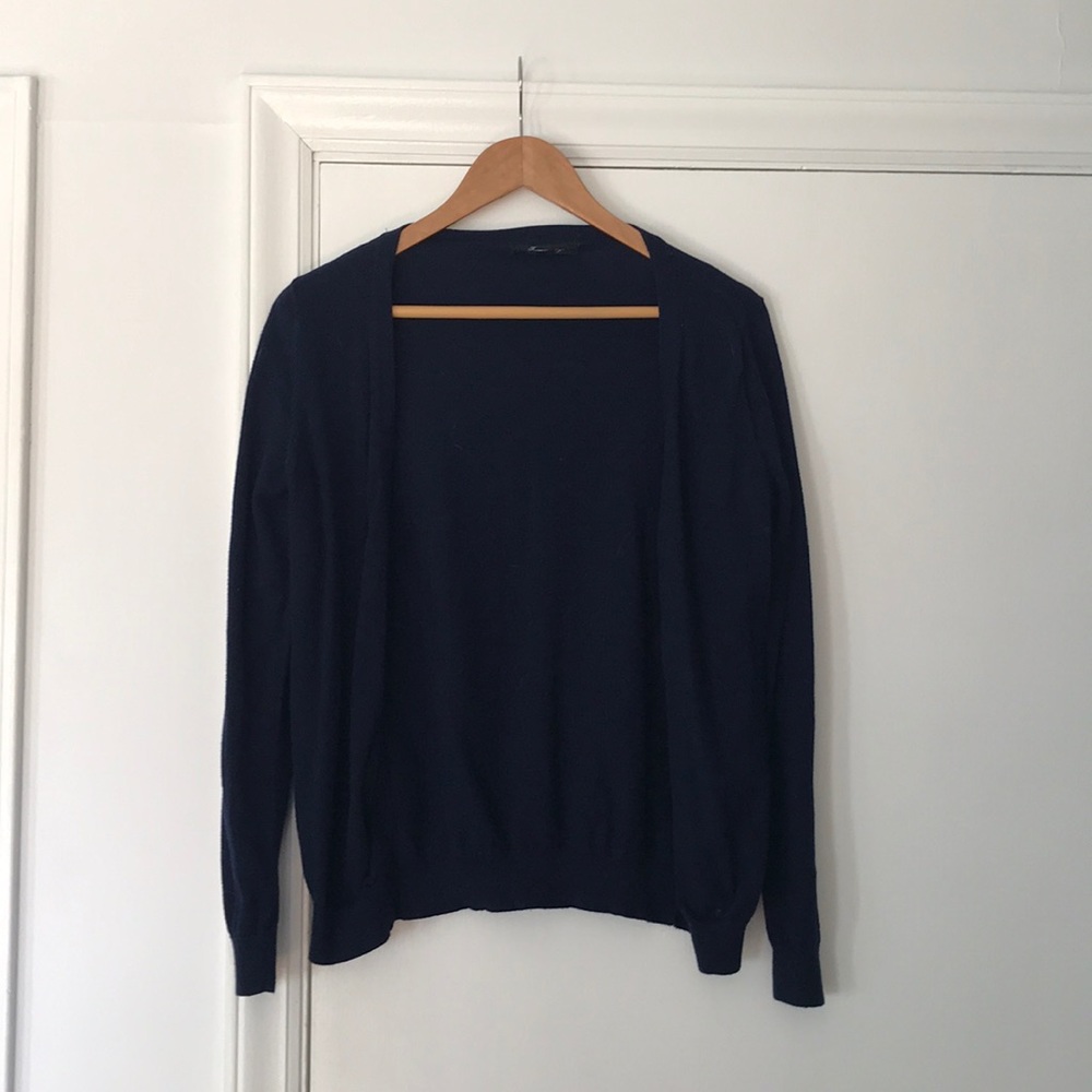 Navy cardigan